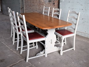 Painted Ercol Plank Table