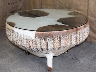 African Drum Coffee Table