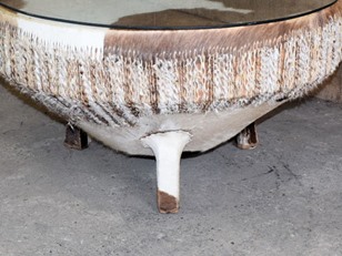 African Drum Coffee Table