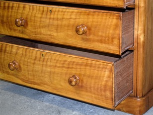 Satin Birch Chest of Drawers