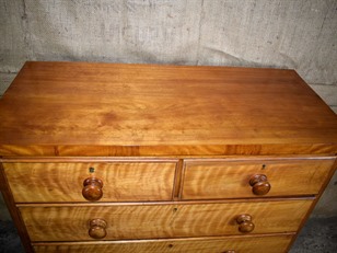 Satin Birch Chest of Drawers