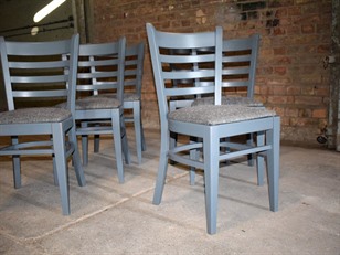Painted Ercol Plank Table and Chairs