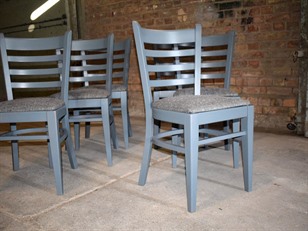 Painted Ercol Plank Table and Chairs