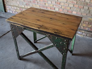 Industrial Steel Work Table