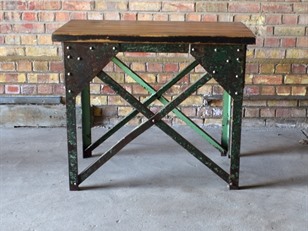 Industrial Steel Work Table