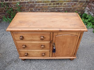 Victorian Pine Dresser Base