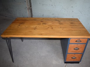 Industrial Reclaimed Desk 