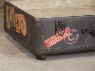 Vintage Steamer Trunk - Coffee Table