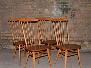 4 Light Ercol Model #608 Chairs ZX2140