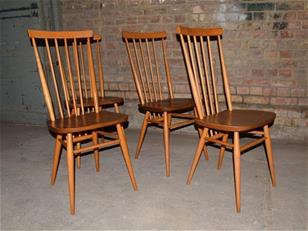 4 Light Ercol Model #608 Chairs ZX2140