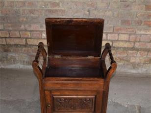 Edwardian Walnut Piano Stool 