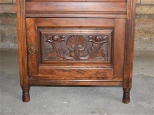 Edwardian Walnut Piano Stool 