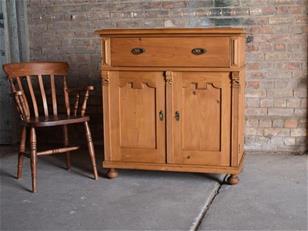 Austrian Antique Pine Dresser Base 
