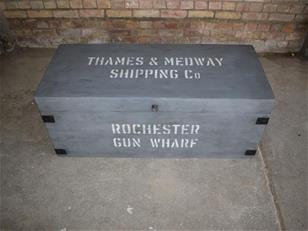 Vintage Upcycled Rochester Storage Box