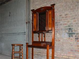 Arts & Crafts Walnut Hallstand