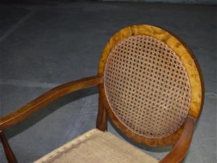 Art Deco Walnut Berger Chair for Upholstery 