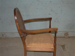 Art Deco Walnut Berger Chair for Upholstery 