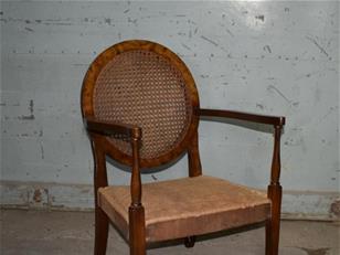 Art Deco Walnut Berger Chair for Upholstery 