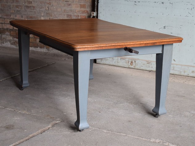 Edwardian Painted Oak Table 