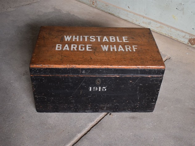 Vintage Ships Storage Trunk