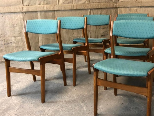 Dyrlund Teak Dining Chairs 