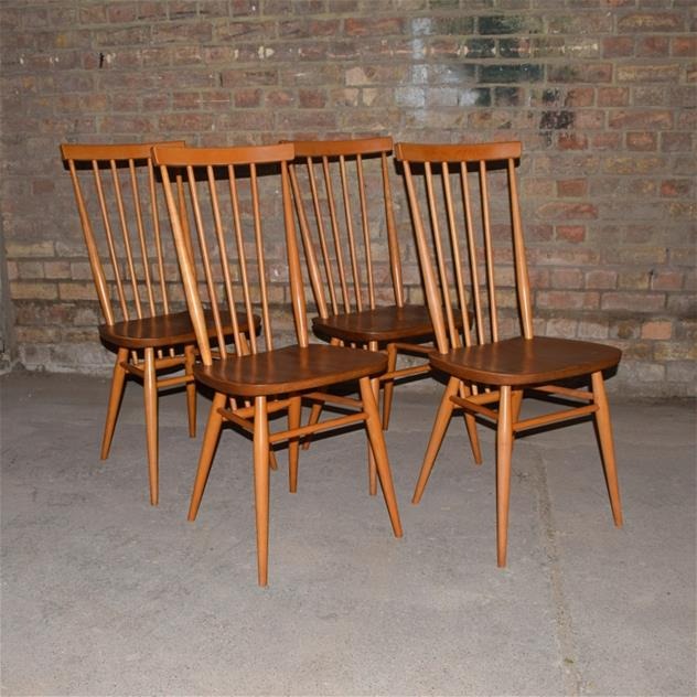 4 Light Ercol Model #608 Chairs ZX2140