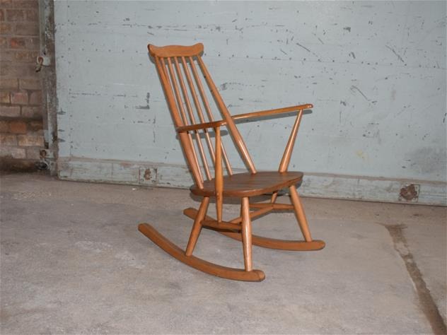 Ercol Model #435 Goldsmiths Rocking Chair