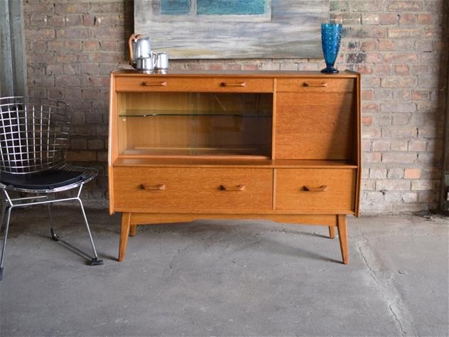 G Plan Brandon Oak Cocktail Cabinet Sideboard