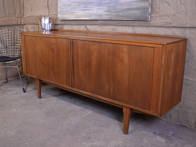 Danish Teak Tambour Sideboard